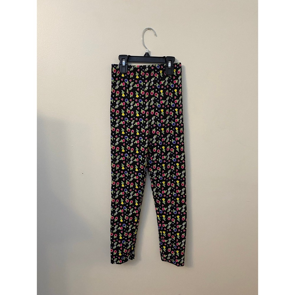 Vintage 1990s Floral Patterned Leggings‎